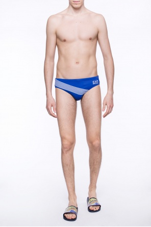 Logo-printed swim briefs, zdjęcie 2 Logo-printed swim briefs od EA7 Emporio Armani